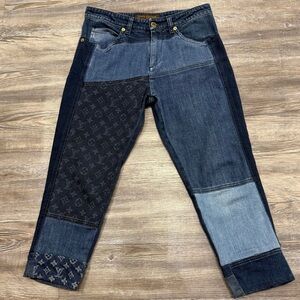 SOLD ❤️ Louis Vuitton Women's Ankle Cropped Jeans - Denim Blue